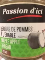 Sucre et nutriments contenus dans Passion d ici