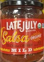含糖量 Late july mild organic thick and chunky salsa