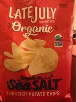 含糖量 Late July Snacks Sea Salt thin & crispy potato chips