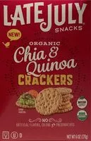 含糖量 Organic Chia & Quinoa Crackers