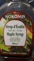 Quantité de sucre dans Sirop D'érable 250g Pur 100% Origine Canada