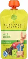 含糖量 Peter rabbit organics organic apple and grape pure fruit snack