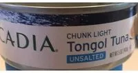 Quantité de sucre dans Chunk Light Tongol Tuna, Unsalted