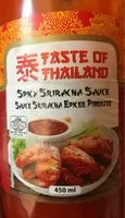 Quantité de sucre dans Spicy Sriracha Sauce