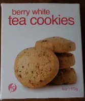 Suhkru kogus sees berry white tea cookies