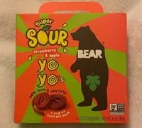 含糖量 Sour Fruit Rolls