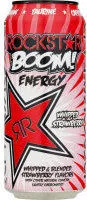 Amount of sugar in Rockstar boom energy drink whipped strawberry