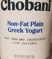 糖質や栄養素が Chobani inc