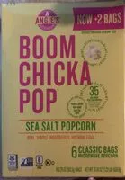 Amount of sugar in Boom Chicka Pop Sea Salt Popcorn