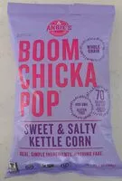 Amount of sugar in Sweet & salty kettle corn, sweet & salty