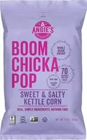 Amount of sugar in Angies sweet salty kettle corn popcorn