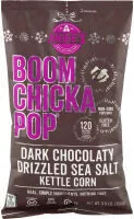 Amount of sugar in Angie's boom chicka pop dark chocolaty drizzled