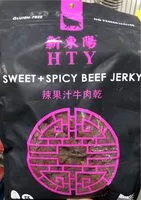 Количество сахара в Sweet and spicy beef jerky