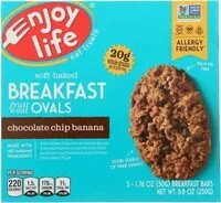 Quantité de sucre dans Breakfast bars chocolate chip banana