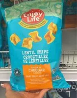 Quantité de sucre dans Cheddar lentil chips