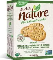 Jumlah gula yang masuk Back to nature organic stoneground wheat crackers