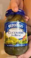 चीनी की मात्रा Cucumber’s in brine