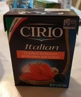 Amount of sugar in Italian crushed tomatoes with onion and garlic