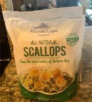 Cantidad de azúcar en All natural scallops