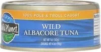 Sokerin määrä sisällä Wild Albacore Tuna