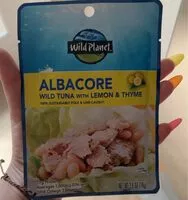 Sokerin määrä sisällä Albacore wild tuna with lemon and thyme