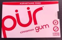 Zuckermenge drin Cinnamon Gum