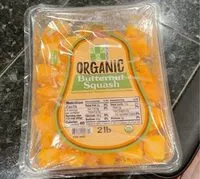 Jumlah gula yang masuk Organic Butternut Squash