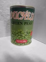 Sokerin määrä sisällä Green Peas