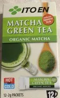 Suhkru kogus sees Matcha green tea