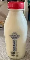 Zuckermenge drin Organic Whole Milk