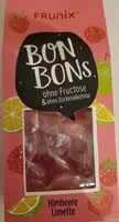 Количество сахара в Bonbons Himbeere Limette