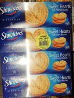 Sokerin määrä sisällä Palmiers crunchy
