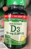 İçindeki şeker miktarı High potency D3