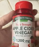 İçindeki şeker miktarı Apple Cider Vinegar with the mother 1,200 mg