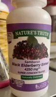 İçindeki şeker miktarı Black Elderberry Extract