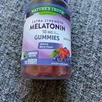 İçindeki şeker miktarı Gomme mélatonine