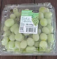 Cantidad de azúcar en Green Seedless Table Grapes