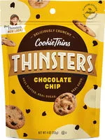 Suhkru kogus sees Cookie thins chocolate chip cookies