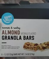 Sokerin määrä sisällä Sweet & Salt Almond Granola Bars