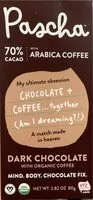 Suhkru kogus sees Dark chocolate with organic coffee
