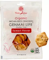 Suhkru kogus sees Organic Brown Rice Crackers