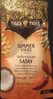 Zuckermenge drin Indonesian Satay Simmer Sauce