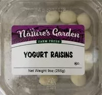 入っている砂糖の量 Yogurt Raisins