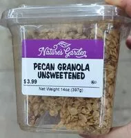 入っている砂糖の量 Pecan granola unsweetened