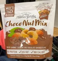 入っている砂糖の量 Choco nut mix