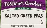 入っている砂糖の量 Salted green peas
