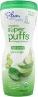 İçindeki şeker miktarı Super puffs organic grain cereal snack