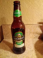 Amount of sugar in Crabbie's Original alcoholic ginger beer