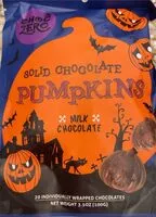 入っている砂糖の量 Solid Chocolate Pumpkins - Milk Chocolate