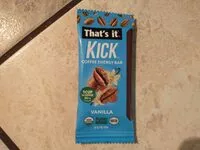 Cantidad de azúcar en Kick Coffee Energy Bars